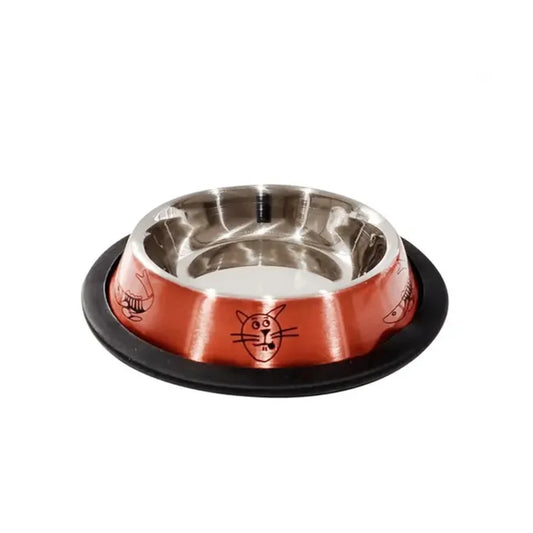 Comedouro Gatos Inox Laqueado 150ml