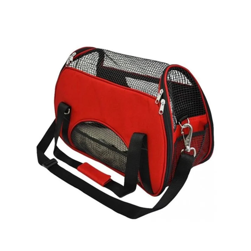 Bolsa Pet de Transporte Nylon 600 Vermelho